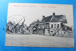 Wervik Ruines Grand Place  Guerre Mondiale 1914-1918, Edit  PhoB - Wervik