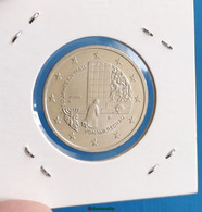 Essai Fauté 2 Euro Monometallique ALLEMAGNE 2020 G Erreur € Commémorative 50 Ans De La Génuflexion Varsovie - Errores Y Curiosidades