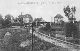 SAINT-ANDRE-le-GAZ (Isère) - Joli Quartier De La Gare - Voies Ferrées - Saint-André-le-Gaz