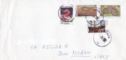 TURCHIA - TùKIYE - STORIA POSTALE - BUSTA -  VIAGGIATA PER MILANO - ITALIA 1992 - Storia Postale