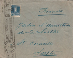 ARGENTINE SEUL SUR LETTRE A EN TETE POUR LA FRANCE 1926 - Ongebruikt