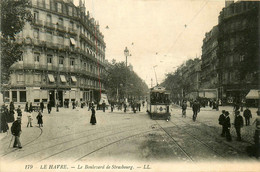 Le Havre * Le Boulevard De Strasbourg * Tram Tramway * Banque Crédit Lyonnais , Banco Bank - Zonder Classificatie
