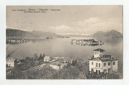 Italie - Italia - Italy - Piemonte - Novara Stresa Chignolo Hotel Pension Stora Panorama ( Lago Maggiore ) 1913 - Novara