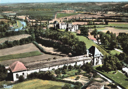 64 Bidache CPSM GF Vue Aérienne Les Ruines Du Chateau Des Ducs De Gramont - Bidache