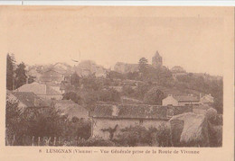 LUSIGNAN . - Vue Générale Prise De La Route De Vivonne - Lusignan