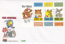 IRLAND. FDC. PETS GREETINGS... BOOKLET 1999 /     2 - FDC
