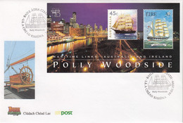 IRLAND. FDC. AUSTRALIA-EIRE. POLLY WOODSIDE  /     2 - FDC
