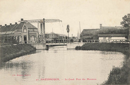 B8067 NORD HAZEBROUCK Le Canal Pont Des Meuniers - Hazebrouck