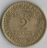 Pièce De Monnaie 2 Francs  Chambre De Commerce  Domard 1921 - 2 Francs