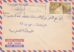PYRAMIDS, STAMPS ON COVER, 1981, EGYPT - Lettres & Documents