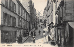 PARIS-75018-MONTMARTRE - LA RUE THOLOZE - Arrondissement: 18