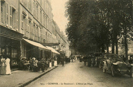 Quimper * Le Boulevard * L'hôtel De L'épée * Automobile Voiture Ancienne - Quimper