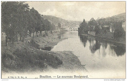 Julot1939  .  BOUILLON ..-- Nouveau Boulevard . 1906 Vers BXL ( Melle M. DU FIEF ) . Voir Verso . - Bouillon