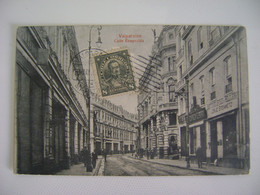 CHILE - POST CARD FROM VALPARAISO , CALLE ESMERALDA SENT IN 1913 IN THE STATE - Chile