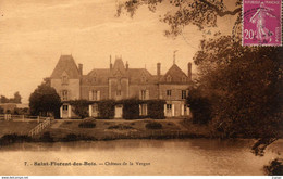 Saint Florent Des Bois  Château De La Vergne  1934 - Saint Florent Des Bois