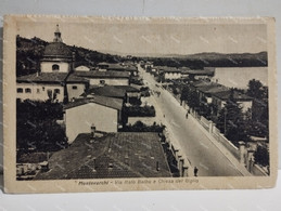 Italy Italia Arezzo MONTEVARCHI Via Italo Balbo E Chiesa Del Giglio. Cartoleria Verniani - Montevarchi. - Arezzo