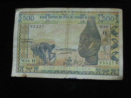 NIGER 500 Cinq Cents Francs 1977 - Banque Centrale Des Etats De L'Afrique De L'Ouest  **** EN  ACHAT IMMEDIAT  **** - Niger