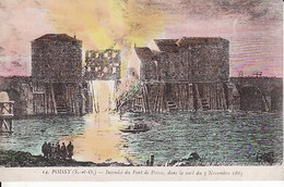 3135141Poissy, Incendie Du Pont De Poissy, Dans La Nuit Du 3 Novembre 1865 - Poissy