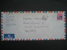 China Hongkong- Luftpost Brief, Gelaufen 1997 Nach Tiefenbronn - Briefe U. Dokumente