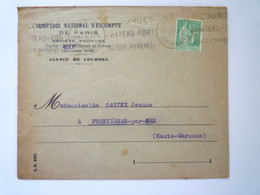 TI - 2022 - 476  TYPE PAIX 90 C  Perforé Comptoir National D'Escompte  1939   XXX - Lettres & Documents