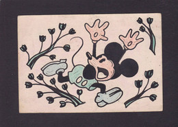CPA Disney Walt Mickey Fait à La Main Encre De Chine Non Circulé - Other & Unclassified