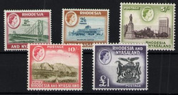 Rodesia Nyasaland Nº 28/32 - Rhodesia & Nyasaland (1954-1963)