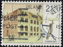 Islande 1990 Oblitéré Used Post Office Buildings Bâtiments Postaux Y&T IS 679 SU - Usados