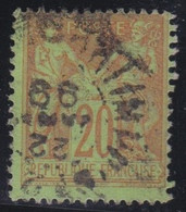 France   .    Y&T   .      96     .     O      .   Oblitéré - 1876-1898 Sage (Tipo II)