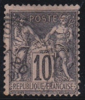 France   .    Y&T   .      103       .     O      .   Oblitéré - 1898-1900 Sage (Type III)