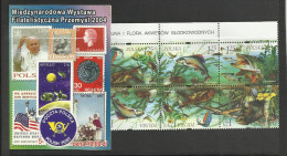 Carnet Booklet Markenheftchen Pologne Polen Poland 253   Pape Pope Papste  Jean Paul II Poissons Fish Castor - Cuadernillos