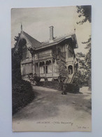 1939 CP Arcachon Villa Marguerite N° 50 Garçon Assis Sur Valise - Arcachon