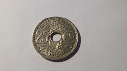 MIX1 REPUBBLICA FRANCESE 1939 25 CENT. IN BB+ - 25 Centimes