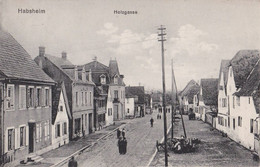 CPA - HABSHEIM (HAUT-RHIN) - HOLZGASSE - Habsheim