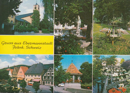 D-91320 Ebermannstadt - Alte Ansichten - Kirche - Brunnen - Hauptstraße - Cars - VW Bus - VW Käfer - Simca - Forchheim