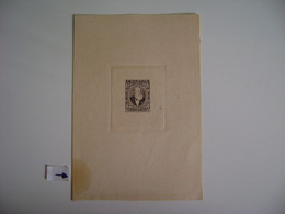 BRAZIL / BRASIL - EMPIRE (DOM PEDRO) 1000 REIS VIOLETA OR PURPLE COTTENS ESSAY IN THE STATE - Neufs