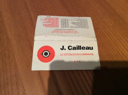 Pochette D'allumettes * SEITA LASTAR «J. Cailleau LES 3 ÉTOILES DU LUMINAIRE PARIS (75) » - Boites D'allumettes