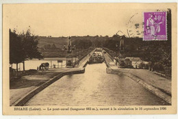 (45) 312, Briare, Toulon, Le Pont Canal, Péniche Batellerie - Briare