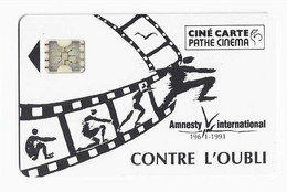 FRANCE CINECARTE PATHE CINEMA AMNESTY INTERNATIONAL - Cinécartes