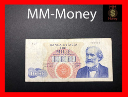 ITALY 1000  1.000 Lire  25.7.1964   P. 96  VF  1 Hole     [MM-Money] - 1000 Lire