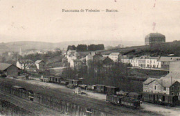 Vielsalm  Panorama  La Station Avec Trains Voyagé En 1913 - Vielsalm