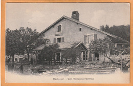 Mauborget Cafe Gottraux Switzerland 1906 Postcard - Mauborget