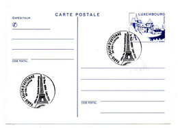 Luxembourg--entier Carte Postale   ..cachet PARIS -Salon D'automne  2009 --Tour Eiffel......... - Enteros Postales