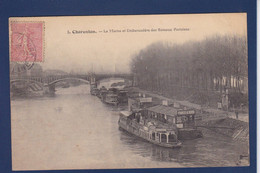 CPA [94] Val De Marne > Charenton Le Pont Circulé Péniches - Charenton Le Pont