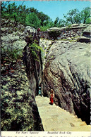 Tennessee Chattanooga Lookout Mountain Rock City Gardens Fat Man's Squeeze - Chattanooga