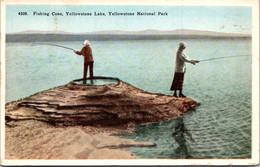 Yellowstone National Park Yellowstone Lake Fishing Cone - USA Nationale Parken
