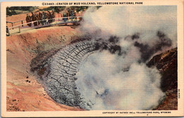 Yellowstone National Park Crater Of Mud Volcano Curteich - USA National Parks