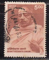 India Used 1997,  Bhaktivedanta Swami, Philosopher, Social Reformer (sample Image) - Gebraucht