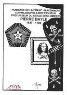 Illustrateur LARDIE - Hommage à La Franc Maçonnerie - Au Philosophe Libre Penseur Du Siècle Des Lumières - Pierre BAYLE - Lardie