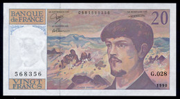 20 Francs Debussy 1990 NEUF  G.028 - 20 F 1980-1997 ''Debussy''