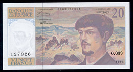 20 Francs Debussy 1993 NEUF UNC  O.039 - 20 F 1980-1997 ''Debussy''